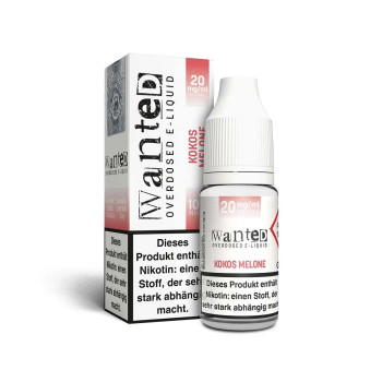 Kokos Melone NicSalt Overdosed Liquid by Wanted 10ml / 20mg