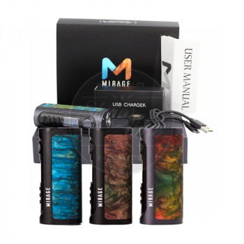 LostVape Mirage DNA 75C Box Mod Akkuträger black-red-blaze