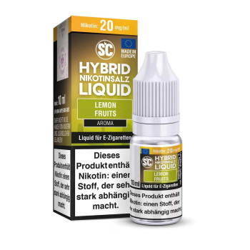 Lemon Fruits Hybrid NicSalt Liquid by SC 10ml / 10mg