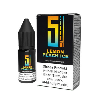 Lemon Peach Ice NicSalt Liquid by 5EL VoVan