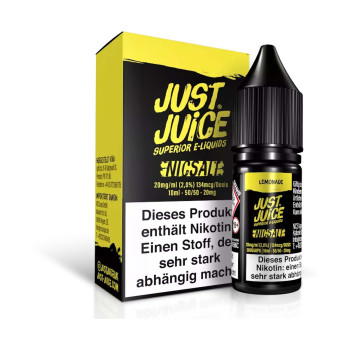 Lemonade 20mg NicSalt Liquid by Just Juice