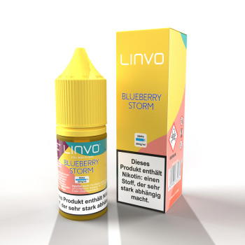 Blueberry Storm NicSalt Liquid by Linvo 10ml / 20mg