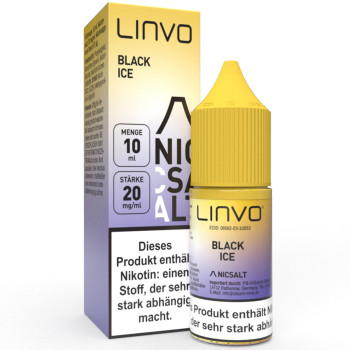 Black Ice NicSalt Liquid by Linvo 10ml / 20mg