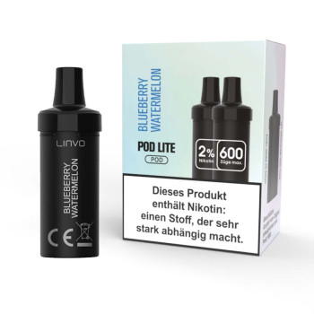 Linvo Pod Lite 2ml 20mg NicSalt Prefilled Pods 2er Pack Blueberry Watermelon