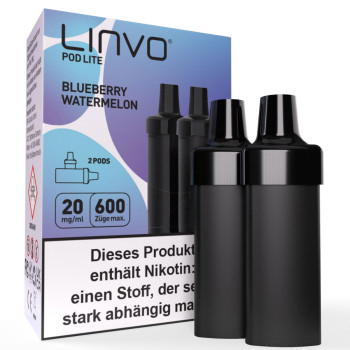 Linvo Pod Lite - Blueberry Watermelon - Prefilled Pods 2er Pack - 2ml 20mg NicSalt