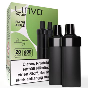 Linvo Pod Lite - Fresh Apple - Prefilled Pods 2er Pack - 2ml 20mg NicSalt