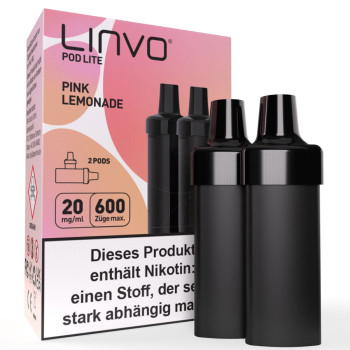 Linvo Pod Lite - Pink Lemonade - Prefilled Pods 2er Pack - 2ml 20mg NicSalt