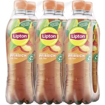 Lipton Eistee Pfirsich Erfrischungsgetränk 6x 500ml