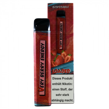 Loaded E-Zigarette 20mg 600 Züge 500mAh NicSalt Very Berry Energy