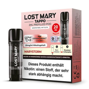 Lost Mary Tappo - Marystorm -  Prefilled Pods 2er Pack - 2ml 20mg NicSalt