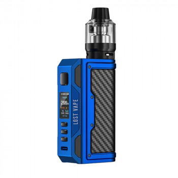 Lost Vape Thelema Quest 200W 5,0ml TC Kit inkl. UB Pro Sub Ohm Pod Tank Blau (Carbon)