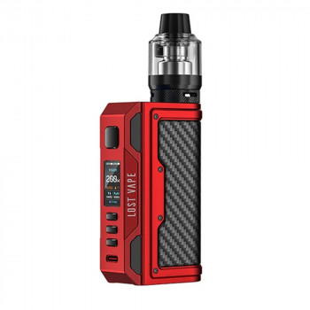 Lost Vape Thelema Quest 200W 5,0ml TC Kit inkl. UB Pro Sub Ohm Pod Tank Carbon/Red