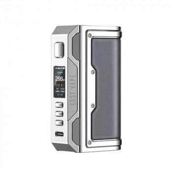 Lost Vape Thelema Quest 200W Mod Akkuträger Silber-Leder