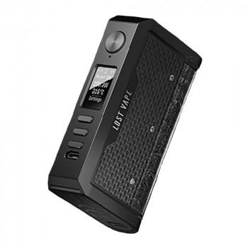 Lost Vape Centaurus DNA250C 200W TC Box Mod Akkuträger black-ostrich-tactile-carbon-fiber