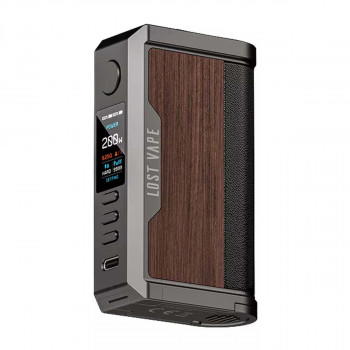 Lost Vape Centaurus Q200 200W Mod Akkuträger Gunmetall Walnut Wood