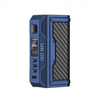 Lost Vape Thelema Quest 200W Mod Akkuträger Blau-Carbon