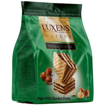 Luxens Wafer Cube Hazelnut 150g