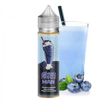 Milkshake Man Blueberry Plus 50ml e Liquid by Marina Vapes