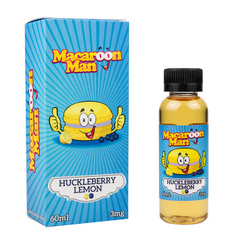 Macaroon Man Huckleberry Lemon 50ml Liquid by Breakfast Classics