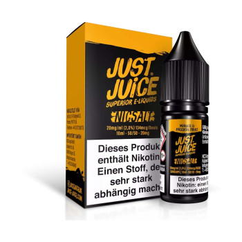 Mango & Passionfruit 20mg NicSalt Liquid by Just Juice