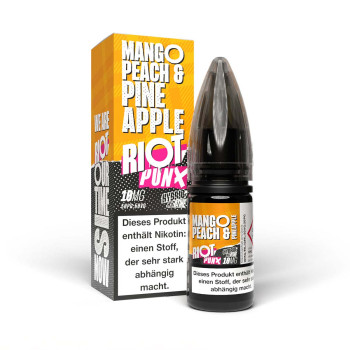 PUNX – Mango, Pfirsich & Ananas Hybrid NicSalt Liquid by Riot Squad