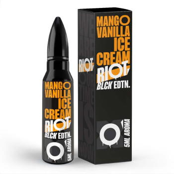 Mango Vanilla Ice Cream - BLCK Edition 5ml Longfill Aroma by Riot Squad Mango Vanilla Ice Cream - BLCK Edition 5ml Longfill Aroma by Riot Squad