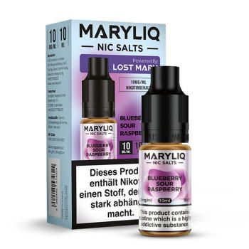 Maryliq Blueberry Sour Raspberry NicSalt Liquid 10ml / 10mg