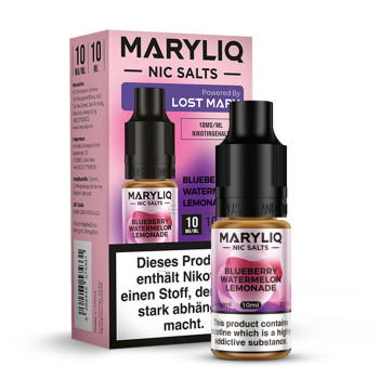 Maryliq Blueberry Watermelon Lemonade NicSalt Liquid 10ml / 10mg