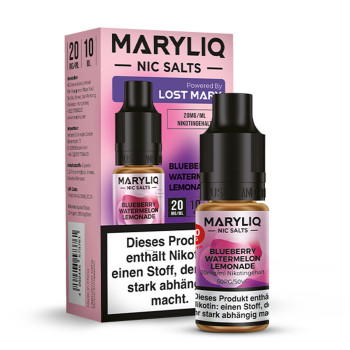 Maryliq Blueberry Watermelon Lemonade NicSalt Liquid 10ml / 20mg