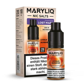 Maryliq Citrus Sunrise NicSalt Liquid 10ml / 20mg