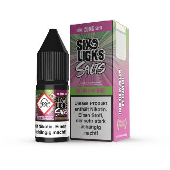 Melon on my Mind 10ml NicSalt by Six Licks 10ml / 20mg