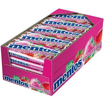 Mentos Erdbeer Mix 3er Pack 25x 114g