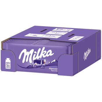 Milka Alpenmilch Schokolade 24x 100g