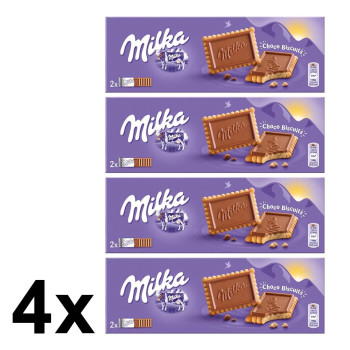 Milka Choco Biscuits Schokoladen Kekse 4x 150g