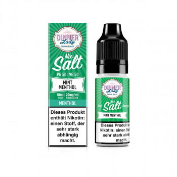 Mint Menthol 10ml 20mg NicSalt by Dinner Lady