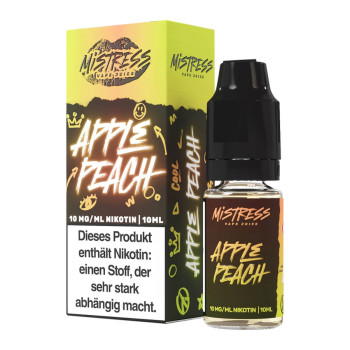 Apple Peach NicSalt Liquid by Mistress Vape Juice