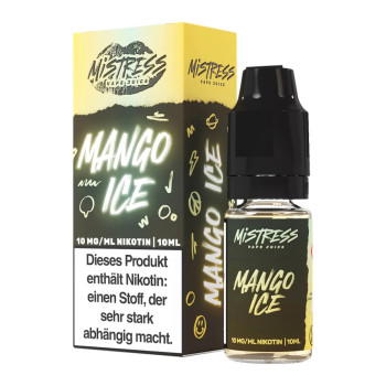 Mango Ice NicSalt Liquid by Mistress Vape Juice 10ml / 10mg