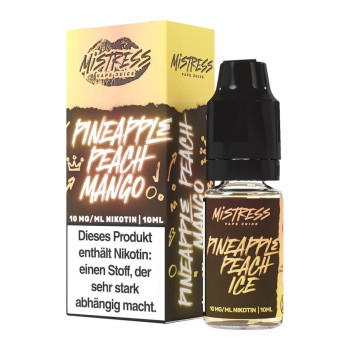 Pineapple Peach Ice NicSalt Liquid by Mistress Vape Juice