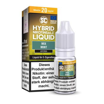 Mix Mint Hybrid NicSalt Liquid by SC