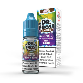 Mixed Fruit Ice 10ml 20mg NicSalt Liquid by Dr. Frost