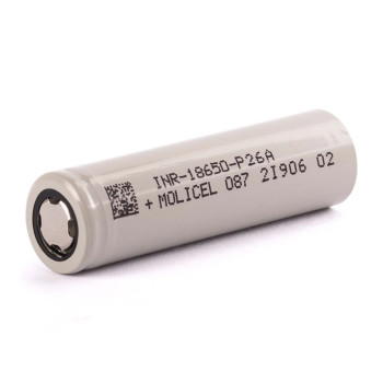 Molicel INR18650-P26A 2600mAh - 3,6V – 3,7V Flat Top 35A ungeschützt