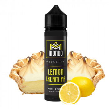Lemon Cream Pie 50ml Shortfill Liquid by Mondo Lemon Cream Pie 50ml Shortfill Liquid by Mondo