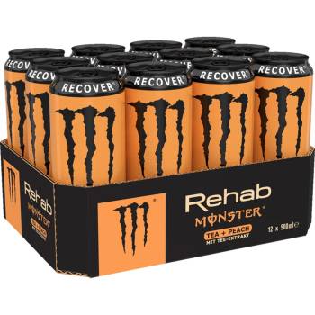 Monster Energy Rehab Tea & Peach 12x 500ml