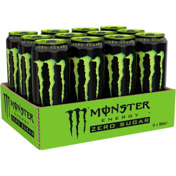 Monster Zero Sugar Energy Drink 12x 500ml