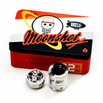 Sigelei Moonshot RDTA Tank Verdampfer Silber