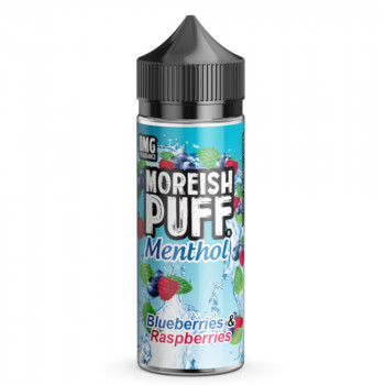 Blueberries & Raspberries Menthol 100ml Shortfill Liquid by Moreish Puff