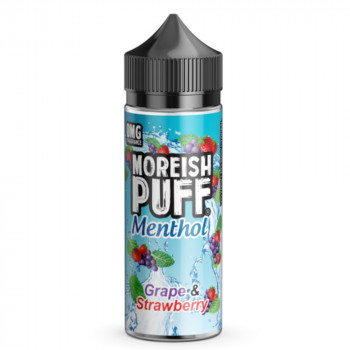 Grape & Strawberry Menthol 100ml Shortfill Liquid by Moreish Puff