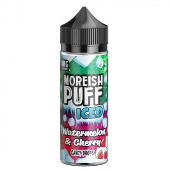 Watermelon & Cherry Candy Drops 100ml Shortfill Liquid by Moreish Puff Watermelon & Cherry Candy Drops 100ml Shortfill Liquid by Moreish Puff