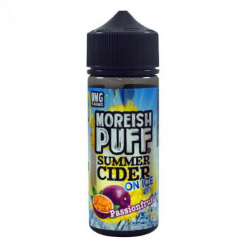 Passion Fruit - Summer Cider on ICE 100ml Shortfill Liquids by Moreish Puff Passion Fruit - Summer Cider on ICE 100ml Shortfill Liquids by Moreish Puff