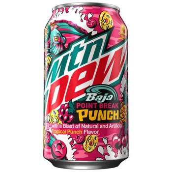 Mountain Dew Baja Point Break Punch 355ml